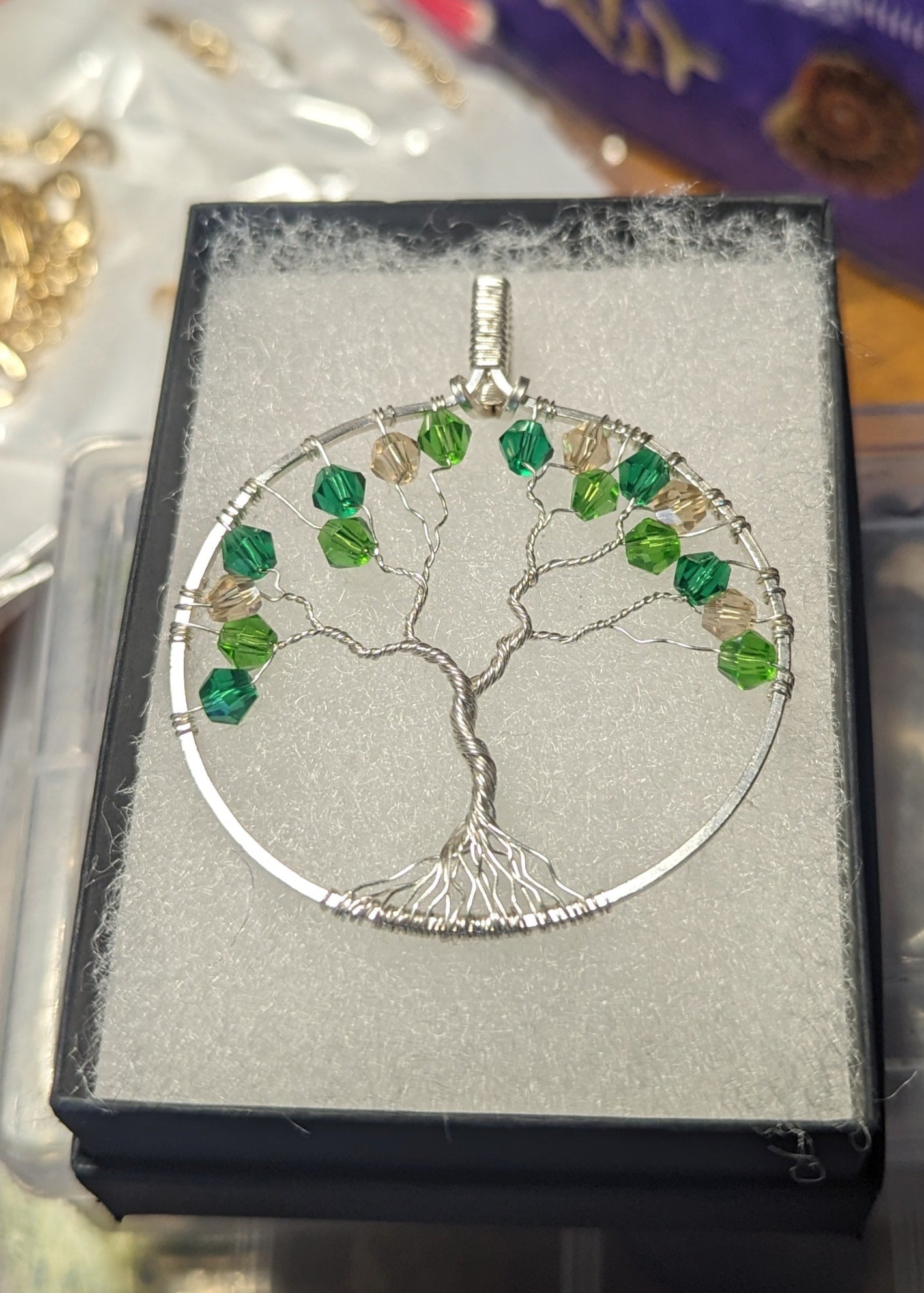 Sterling silver tree of life pendant