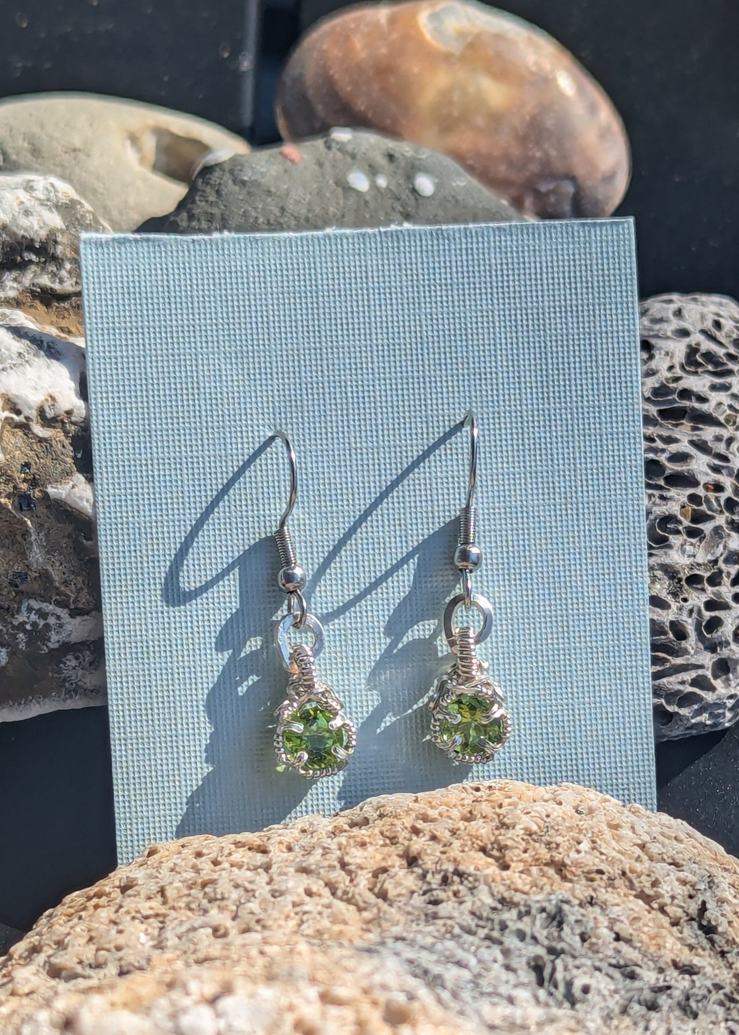 Sterling Silver Peridot earrings