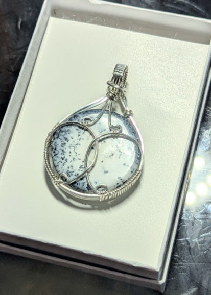 Dendritic Opal in Sterling Silver
