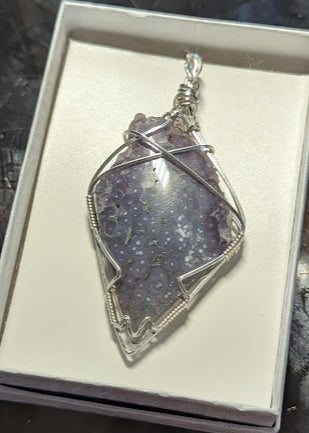 Grape Agate Pendant