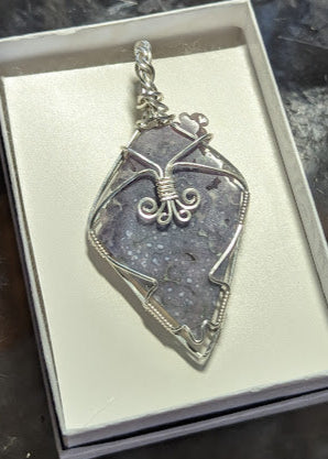 Grape Agate Pendant