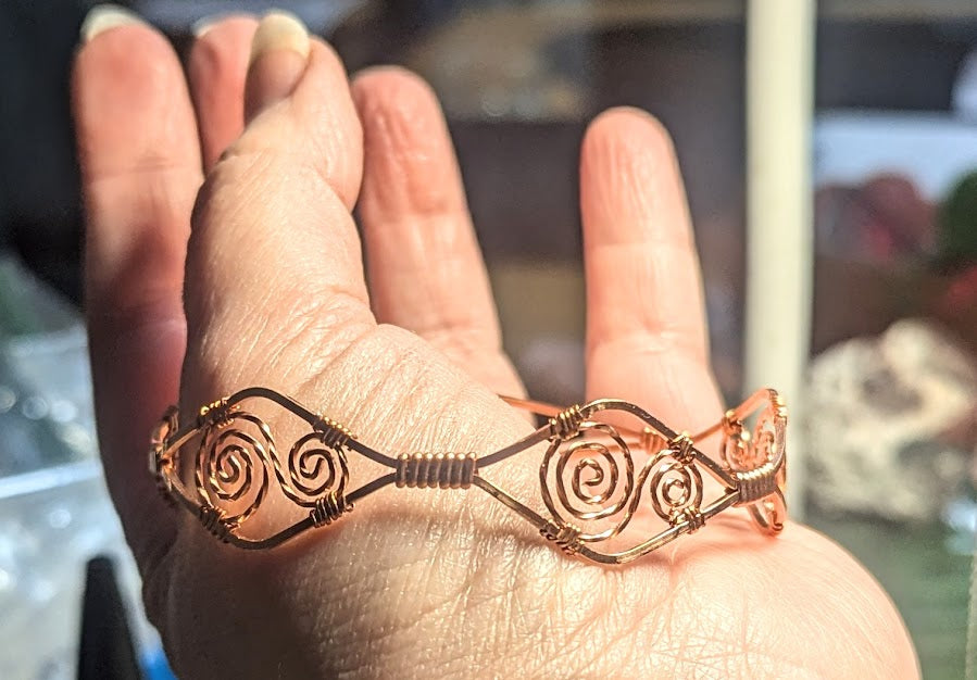 Copper Bangle Bracelet