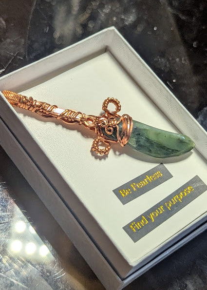Jade Blade Fairy Sword Pendant