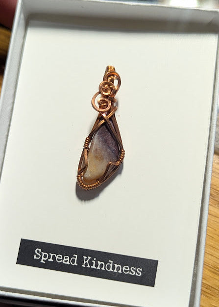 Oregon jasper mini pendant