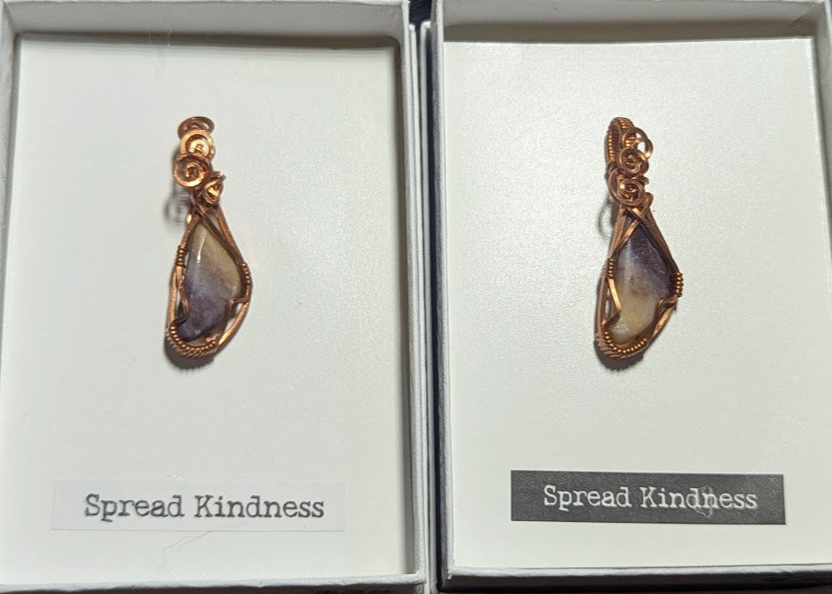 Oregon jasper mini pendant