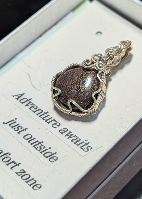 Gembone Silver Pendant