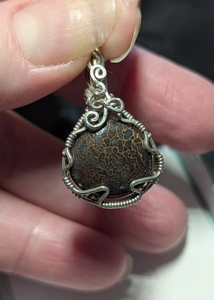 Gembone Silver Pendant