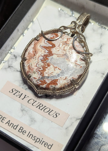 Rosetta Lace Jasper Pendant