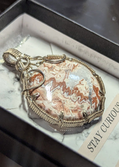 Rosetta Lace Jasper Pendant