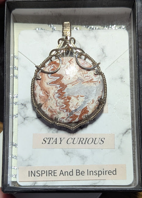 Rosetta Lace Jasper Pendant