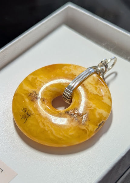 Baltic Amber Donut Pendant