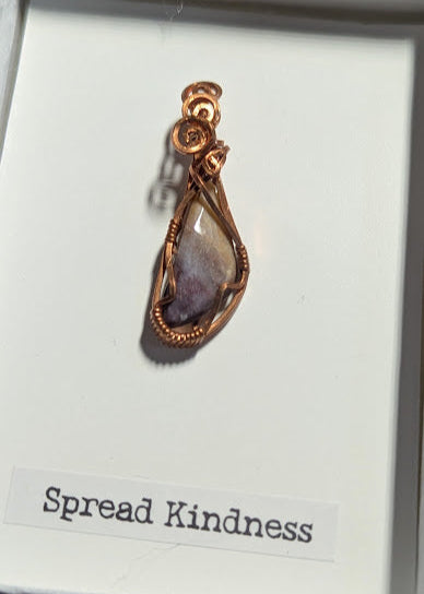 Oregon jasper mini pendant